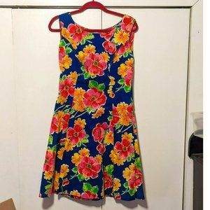 Vintage Handmade Floral Sun Dress